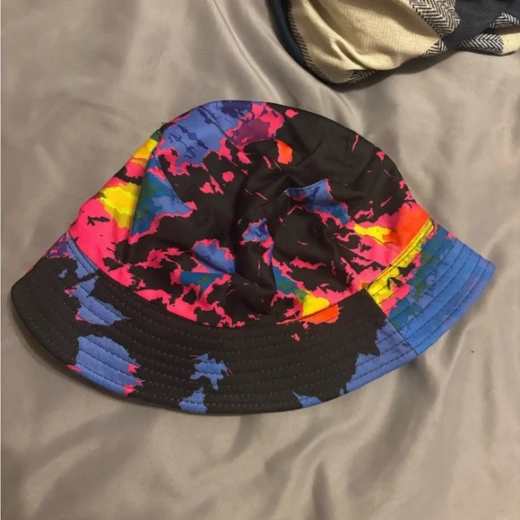 Colorful Abstract Bucket Hat - Picture 2 of 2